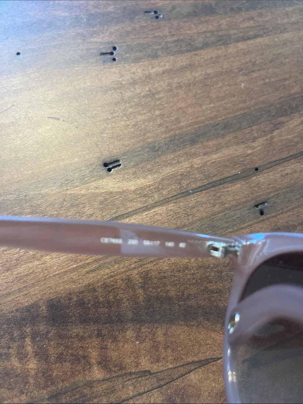 Chloé Pale Mauve/Taupe Cat-Eye Sunglasses - Picture 3 of 7
